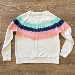 Athleta Sundown Tie Dye Sweatshirt Women's Size Medium Move with Pride